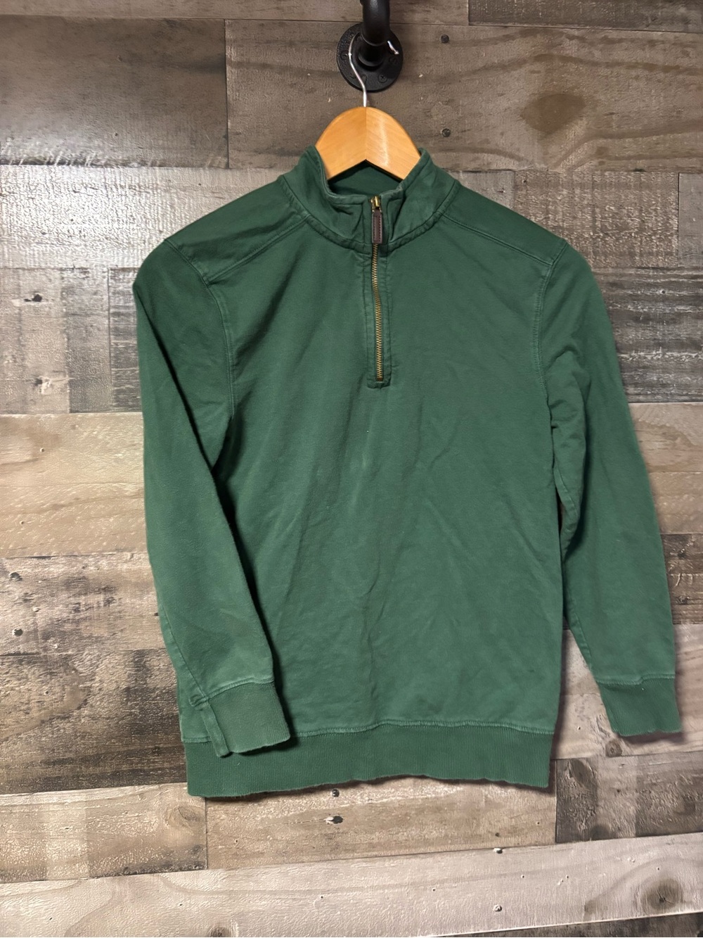 Tommy Bahama Forest Green Quarter-Zip Pullover Youth 10/12